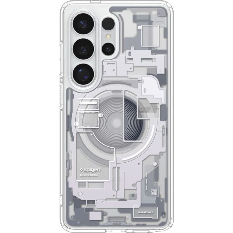Захисний чохол Spigen Ultra Hybrid Zero One (MagFit) для Samsung Galaxy S26 Ultra (S948) ACS10683 - One White: фото 3 з 14