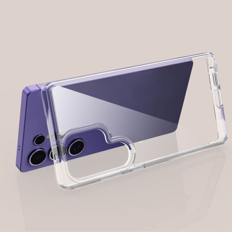 Захисний чохол Tech-Protect FlexAir Hybrid для Samsung Galaxy S25 Ultra (S938) - Clear: фото 3 з 5