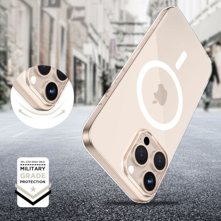 Захисний чохол Tech-Protect FlexAir MagSafe для Apple iPhone 16e - Clear: фото 5 з 7