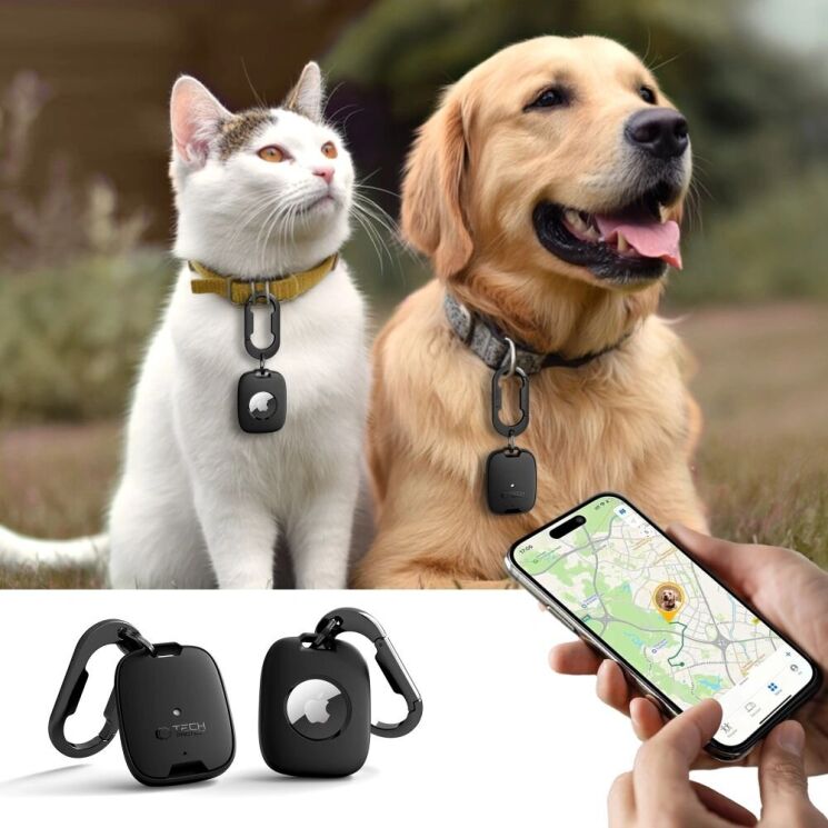 Захисний чохол Tech-Protect Velar для Apple AirTags / AirTags 2 - Black: фото 5 з 7