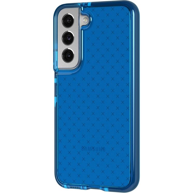 Защитный чехол Tech21 Evo Check для Samsung Galaxy S22 (S901) - Blue: фото 2 из 7