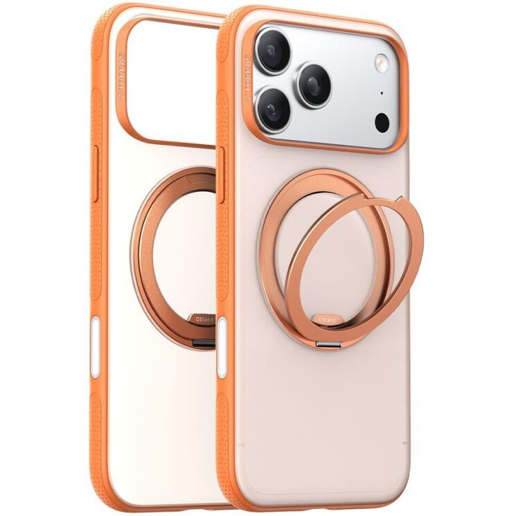 Захисний чохол TORRAS Ostand Ofitness для Apple iPhone 17 Pro - Orange: фото 2 з 9