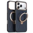 Захисний чохол TORRAS Ostand Q3 VegSkin (with MagSafe) для iPhone 17 Pro Max - Dark Blue (387429DB)