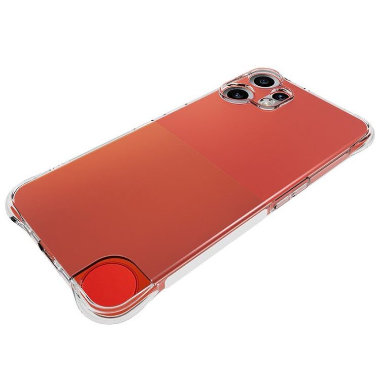 Захисний чохол UniCase AirBag Flow для Nothing CMF Phone 2 Pro - Transparent: фото 3 з 5