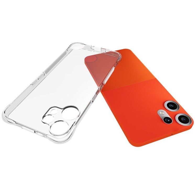 Захисний чохол UniCase AirBag Flow для Nothing CMF Phone 2 Pro - Transparent: фото 4 з 5