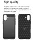 Защитный чехол UniCase Carbon для Apple iPhone 16 Plus - Red (360602R). Фото 8 из 9