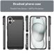 Защитный чехол UniCase Carbon для Apple iPhone 16 Plus - Red (360602R). Фото 2 из 9