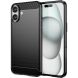 Защитный чехол UniCase Carbon для Apple iPhone 16 Plus - Black (360602B). Фото 1 из 9