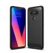 Защитный чехол UniCase Carbon для LG V40 ThinQ - Black (221401B). Фото 1 из 10
