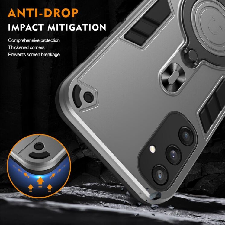 Захисний чохол UniCase Cosmic Armor для Samsung Galaxy S25 (S931) - Black: фото 6 з 7