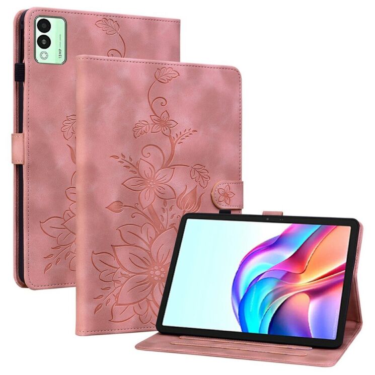 Защитный чехол UniCase Flower для TECNO Megapad 11 - Pink: фото 1 из 7