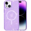 Защитный чехол UniCase Glitter Series MagSafe для Apple iPhone 15 Plus - Purple (329447V)
