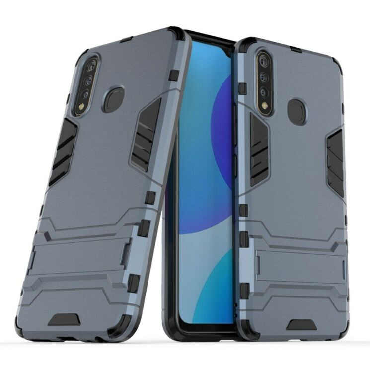 Защитный чехол UniCase Hybrid для VIVO Y19 - Dark Blue: фото 1 из 5