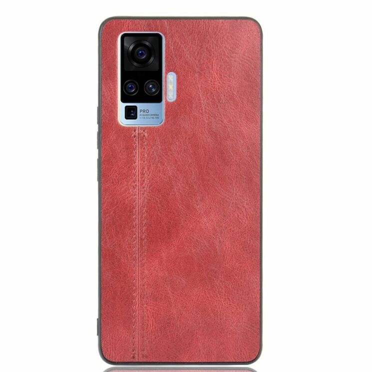 Защитный чехол UniCase Leather Series для VIVO X50 Pro - Red: фото 2 из 9