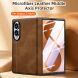 Захисний чохол UniCase Leather Series (FF) для Samsung Galaxy Fold 8 - Dark Red (424518DR). Фото 2 з 7
