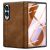 Захисний чохол UniCase Leather Series (FF) для Samsung Galaxy Fold 8 - Brown: фото 1 з 7