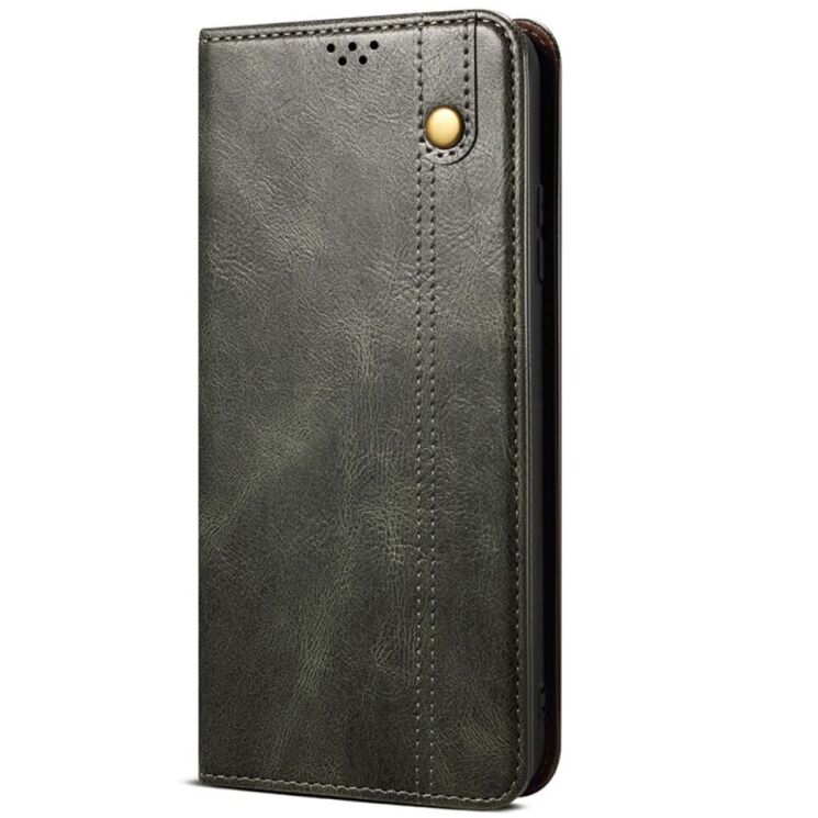Защитный чехол UniCase Leather Wallet для Samsung Galaxy M34 (M346) - Green: фото 6 из 7