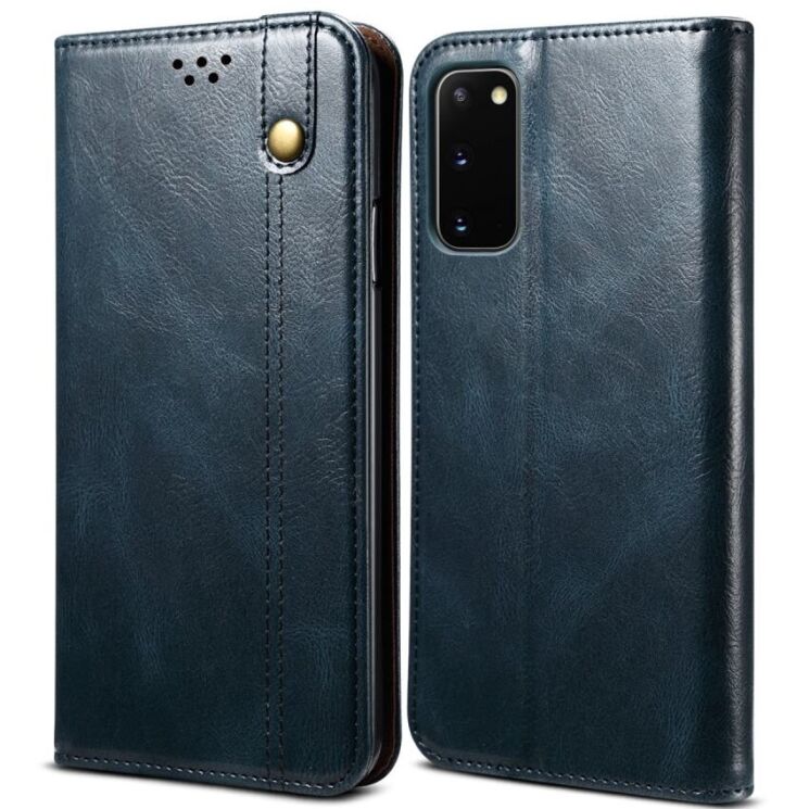 Защитный чехол UniCase Leather Wallet для Samsung Galaxy S20 FE (G780) - Blue: фото 1 из 7