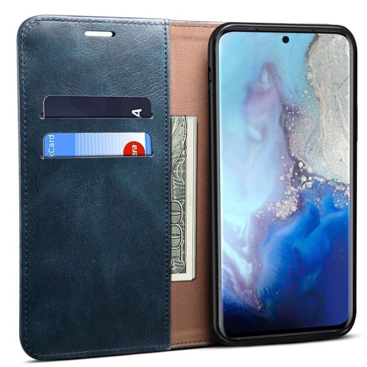 Защитный чехол UniCase Leather Wallet для Samsung Galaxy S20 FE (G780) - Blue: фото 5 из 7
