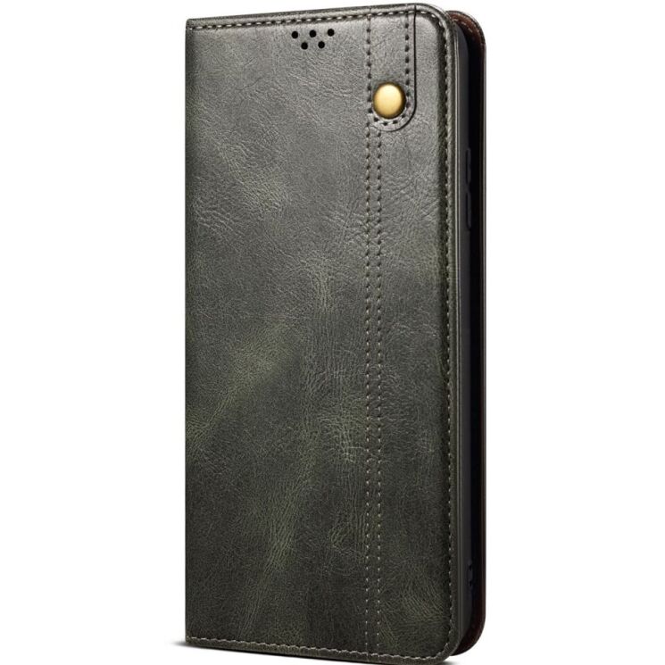 Защитный чехол UniCase Leather Wallet для Samsung Galaxy S25 Plus (S936) - Green: фото 5 из 7