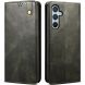 Защитный чехол UniCase Leather Wallet для Samsung Galaxy S25 Plus (S936) - Green (376034G). Фото 1 из 7