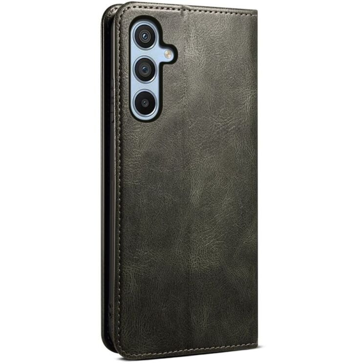 Защитный чехол UniCase Leather Wallet для Samsung Galaxy S25 Plus (S936) - Green: фото 6 из 7