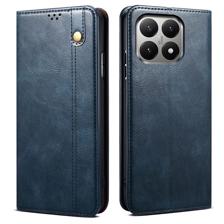 Чехол-книжка с кармашками UniCase Leather Wallet для Xiaomi 15T - Blue (391042L) Чехол-книжка с кармашками UniCase Leather Wallet для Xiaomi 15T - Blue: фото 1 из 8