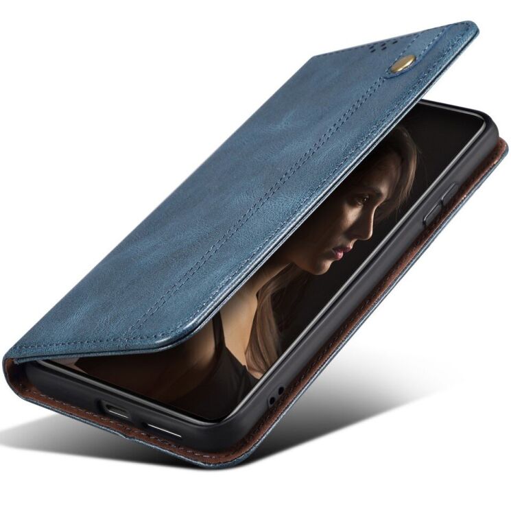 Захисний чохол UniCase Leather Wallet для Xiaomi Redmi Note 14 Pro Plus - Blue: фото 5 з 7