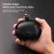 Захисний чохол UniCase Retro Cover для Realme Buds Air 5 Pro - Black (369501B). Фото 6 з 8