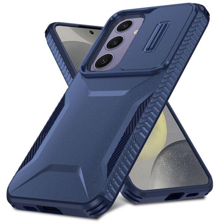 Защитный чехол UniCase Shuttle Guard для Samsung Galaxy S24 FE (S721) - Blue: фото 2 из 7