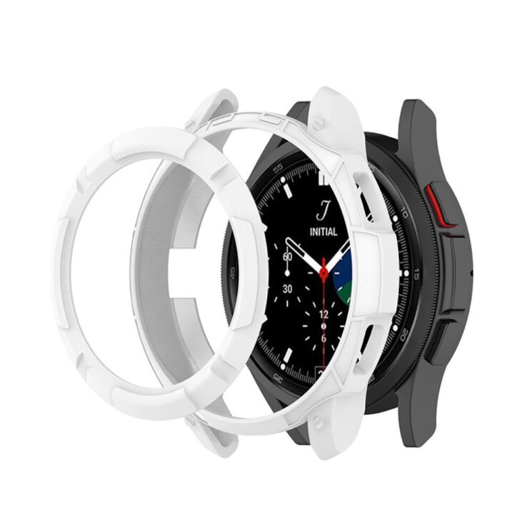 Захисний чохол UniCase Silicone Cover для Samsung Galaxy Watch 4 Classic (46mm) - White: фото 5 з 9