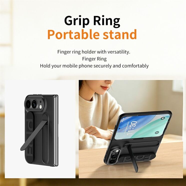 Захисний чохол UniCase Wrist Stand (FF) для iPhone Duo - Transparent: фото 5 з 7