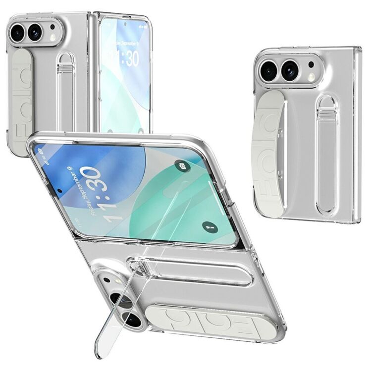Захисний чохол UniCase Wrist Stand (FF) для iPhone Duo - Transparent: фото 1 з 7