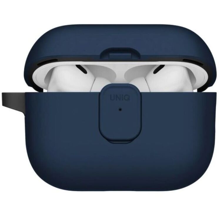 Защитный чехол UNIQ Clyde для AirPods Pro 3 - Blue: фото 3 из 8