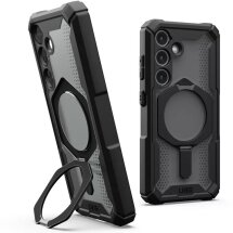 Защитный чехол URBAN ARMOR GEAR (UAG) Plasma XTE для Samsung Galaxy S24 (S921) 214448114034 - Black / Silver: фото 1 из 19
