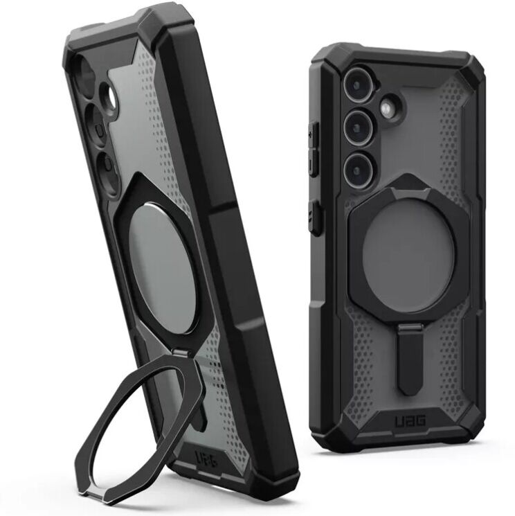 Защитный чехол URBAN ARMOR GEAR (UAG) Plasma XTE для Samsung Galaxy S24 (S921) 214448114034 - Black / Silver: фото 1 из 19