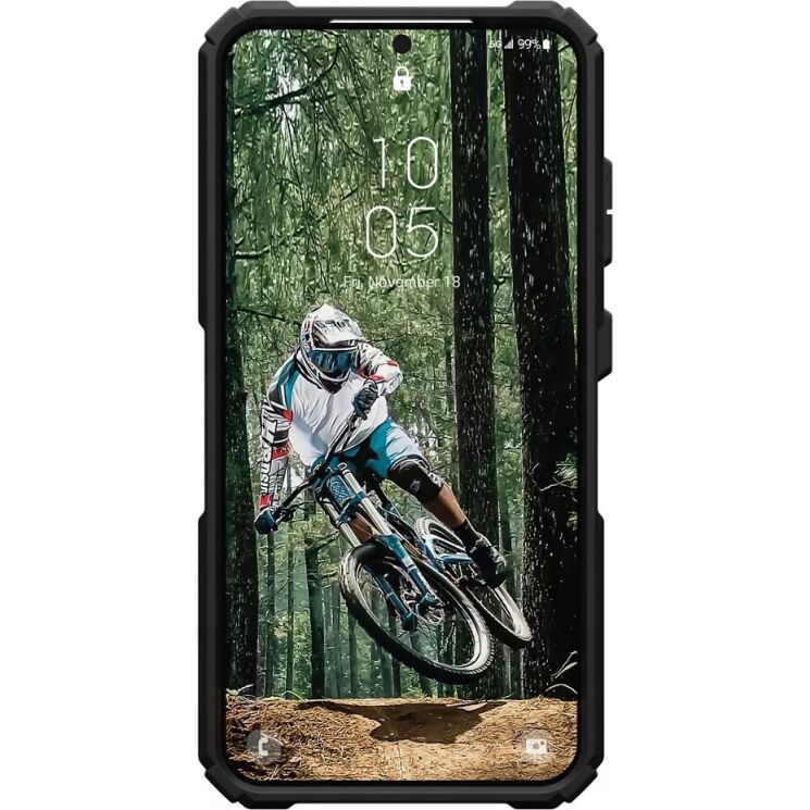 Защитный чехол URBAN ARMOR GEAR (UAG) Plasma XTE для Samsung Galaxy S24 (S921) 214448114034 - Black / Silver: фото 9 из 19
