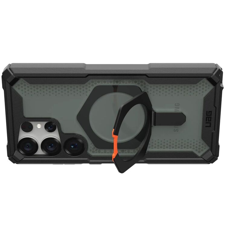 Защитный чехол URBAN ARMOR GEAR (UAG) Plasma XTE Pro для Samsung Galaxy S25 Ultra (S938) 214467114097 - Black / Orange: фото 5 из 11