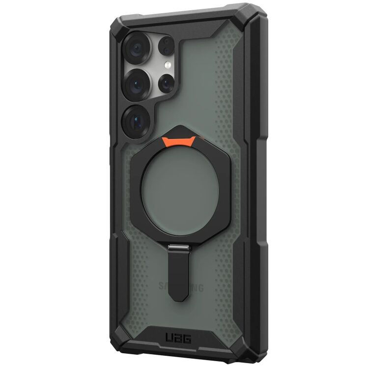 Защитный чехол URBAN ARMOR GEAR (UAG) Plasma XTE Pro для Samsung Galaxy S25 Ultra (S938) 214467114097 - Black / Orange: фото 3 из 11
