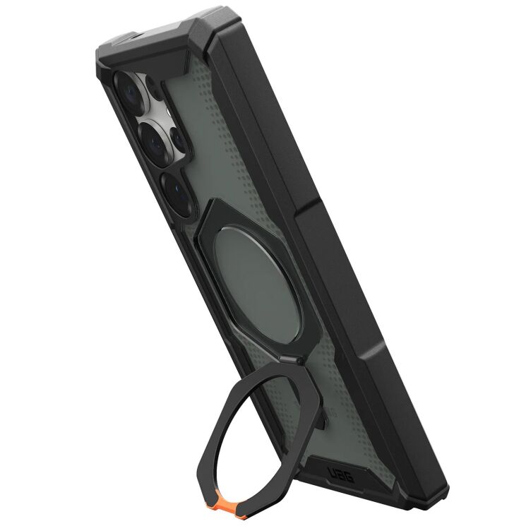 Защитный чехол URBAN ARMOR GEAR (UAG) Plasma XTE Pro для Samsung Galaxy S25 Ultra (S938) 214467114097 - Black / Orange: фото 6 из 11