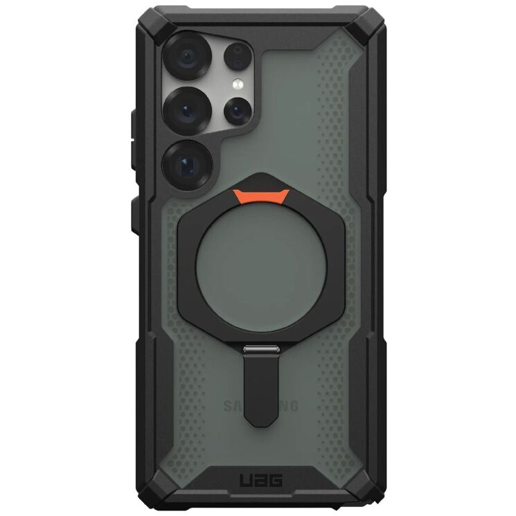 Защитный чехол URBAN ARMOR GEAR (UAG) Plasma XTE Pro для Samsung Galaxy S25 Ultra (S938) 214467114097 - Black / Orange: фото 1 из 11