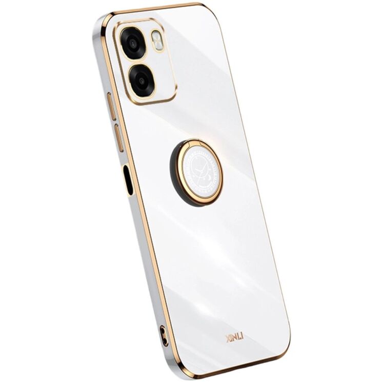 Захисний чохол XINLI Porcelain Ring для OPPO A6x - White: фото 1 з 6