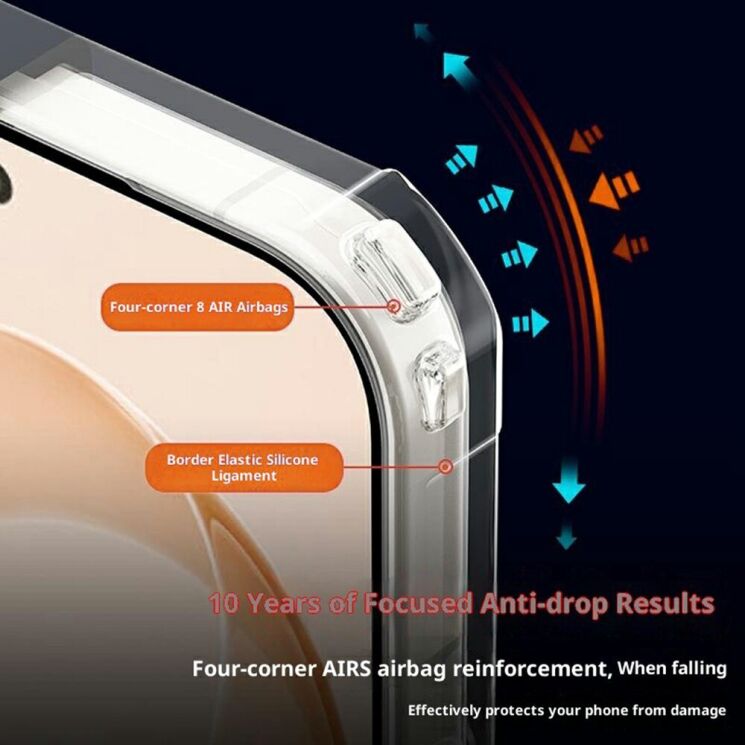 Захисний чохол XUNDD Rugged Case для Xiaomi Poco F8 Pro - Black: фото 4 з 5