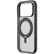 Защитный чехол ZGA Frost Ring Stand для Apple iPhone 18 Pro - Black (423690B)