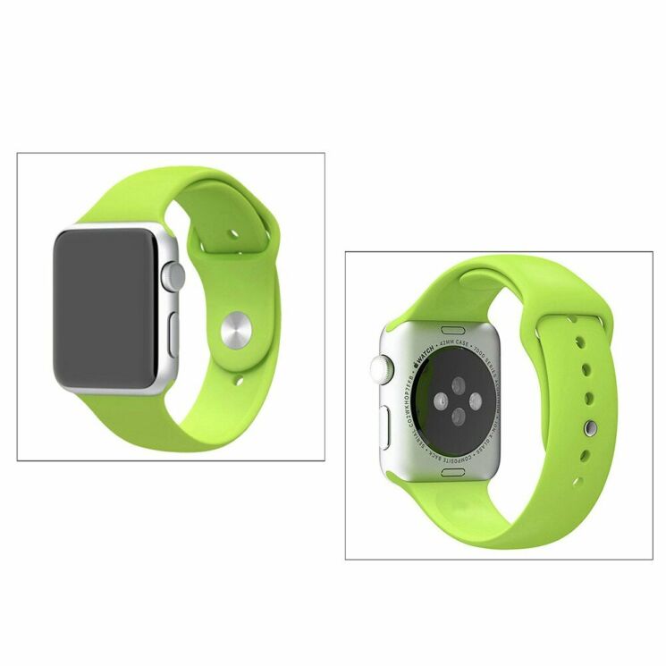 Ремінець UniCase Original Style для Apple Watch 42 (Series 10) / 41 / 40 / SE 40 / 38 - Green: фото 7 з 7