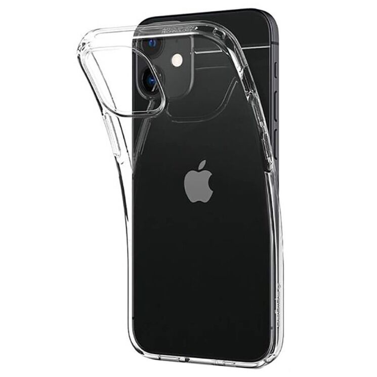 Защитный чехол Spigen (SGP) Crystal Flex для Apple iPhone 12 mini - Crystal Clear: фото 5 из 9