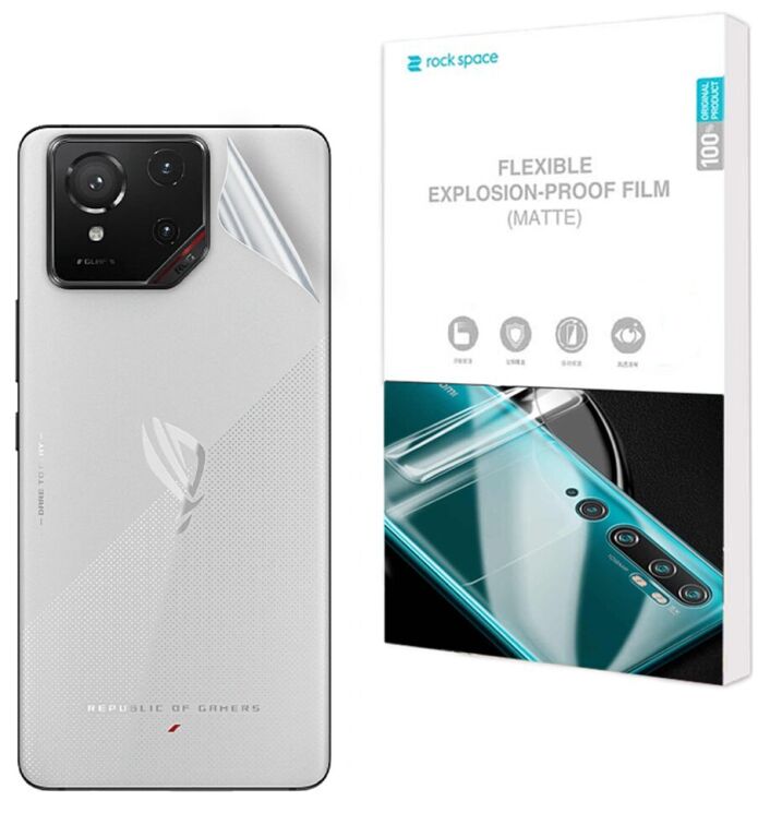 Антиблікова плівка на задню панель RockSpace Matte для ASUS ROG Phone 9: фото 1 з 9