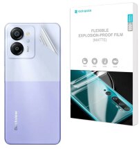 Антибликовая пленка на заднюю панель RockSpace Explosion-Proof Matte для BlackView Color 8: фото 1 из 9
