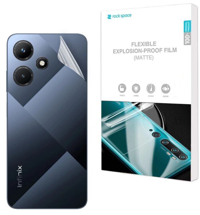 Антиблікова плівка на задню панель RockSpace Explosion-Proof Matte для Infinix Hot 30i: фото 1 з 9