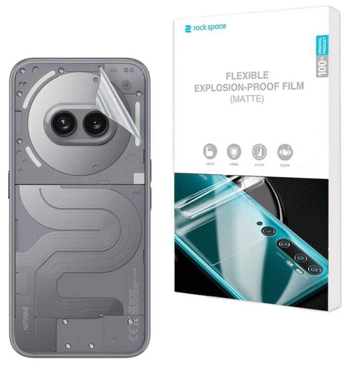 Антиблікова плівка на задню панель RockSpace Explosion-Proof Matte для Nothing Phone (2a) Plus: фото 1 з 9